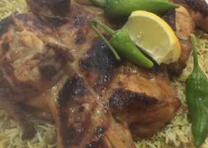 دجاج مشوي مع البرياني