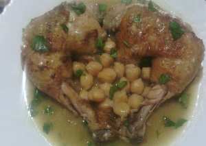 شطيطحة بأفخاد الدجاج