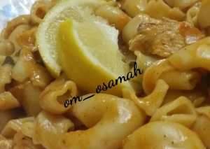 مكرونه بالدجاج