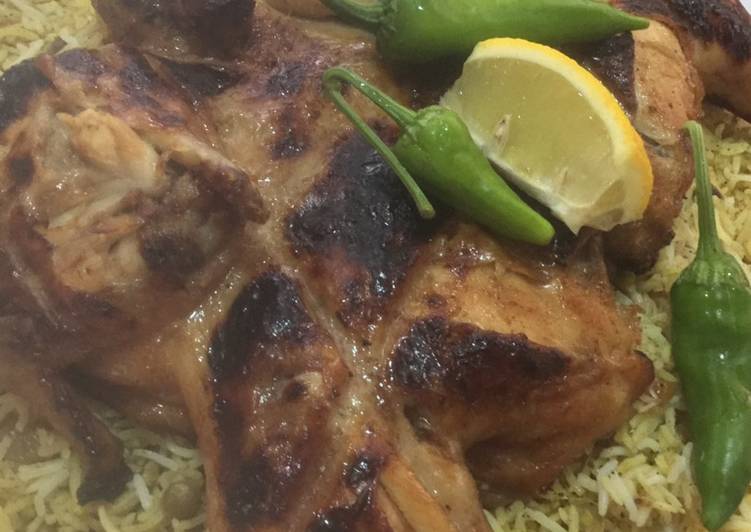 دجاج مشوي مع البرياني