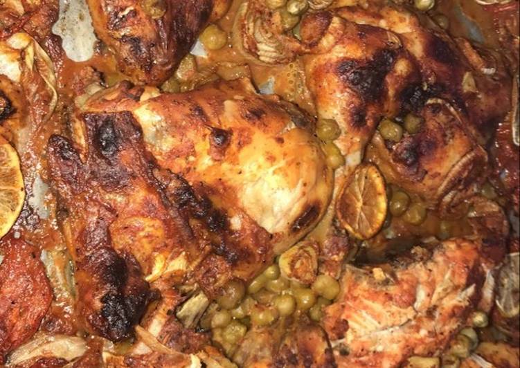 صينيه دجاج متبل في الفرن#نجم العزايم