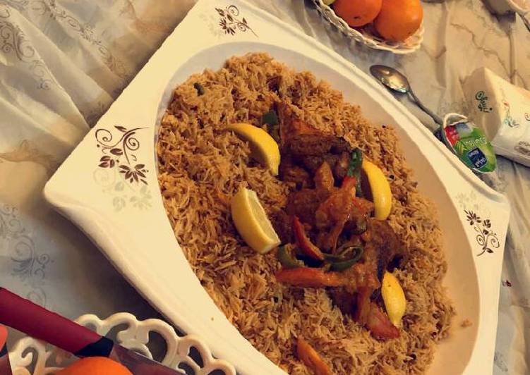 #نجم _العزايم كبسه دجاج متبله لذيذه