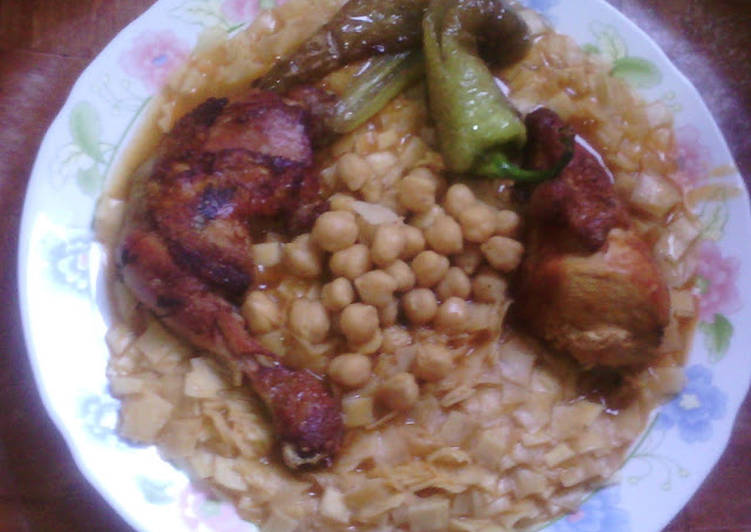 طبق التريدة