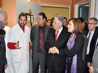 Nora Berra à Oran                                    La thérapie cellulaire réalisée à l'EHU