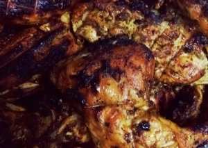 نجم العزايم 🌹دجاج مشوي عالفحم جدا لذيذ😘✌