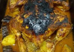 دجاج مشوي  بكيس الشوي🍗🍆