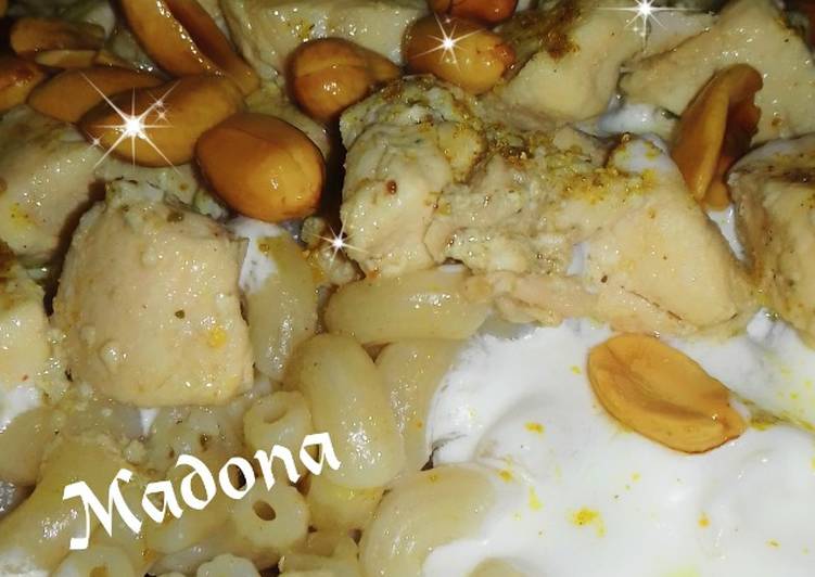 #نجم _العزايم معكرونه الدجاج بنكهه الكاري