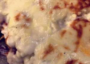 معكرونة بشاميل بالدجاج