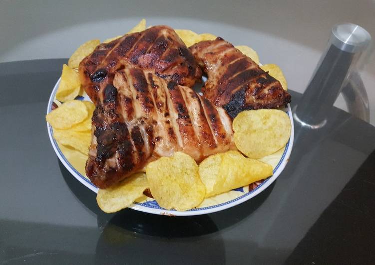 دجاج مشوي بخلطة الليمون والفلفل # نجم _العزايم🍗