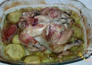 فراخ محشية رز بالكاري والزبيب 🐔