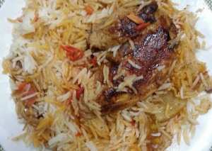 أرز كابلي مع الدجاج