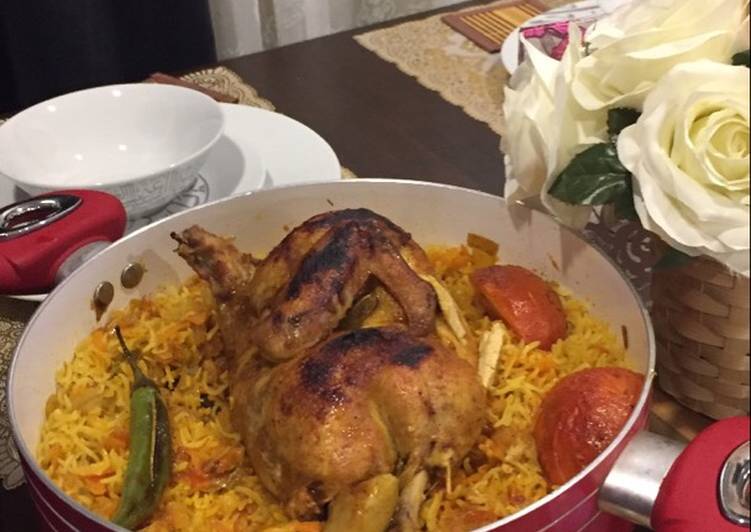 بخاري دجاج بطريقتي