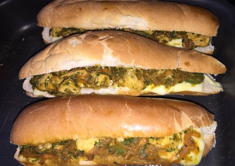 ساندويتش دجاج بالصويا