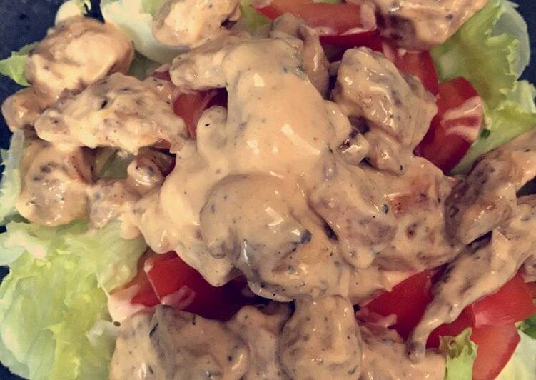 سلطة الدجاج بالرانش