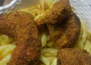 دجاج مقلي برقائق دوريتوس