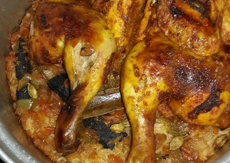 دجاج مندي بالفرن