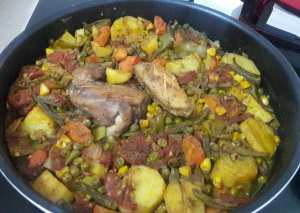 دجاج بالخضار💟