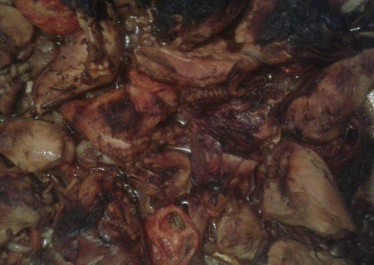 صينيه دجاج بالفرن😍😍