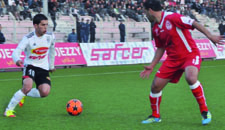 Duels à distance                                    Football, championnat de Ligue 1 (22e journée)