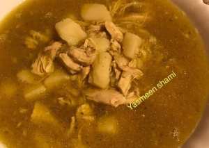 يخنة الدجاج بالبطاطا بالماجي