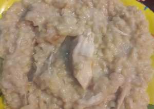 قمح مع صدور دجاج