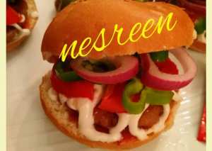 برجر الدجاج 🍔