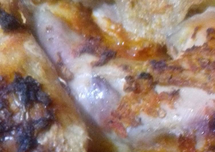 طاجن بطاطس بالفراخ