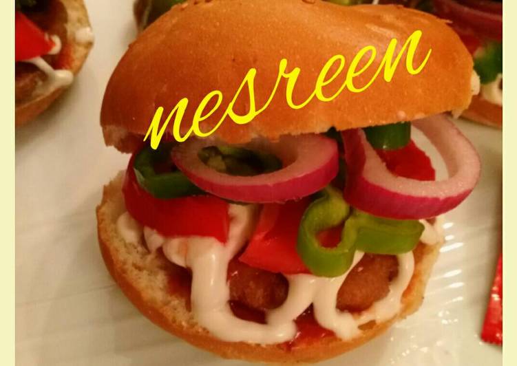 برجر الدجاج 🍔