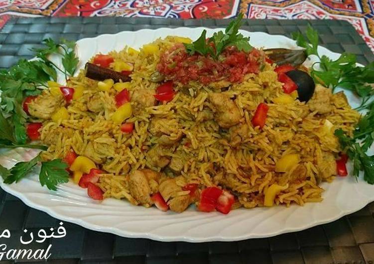 كبسة الدجاج 😉