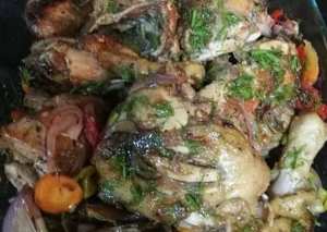 طاجن الفراخ المتبل