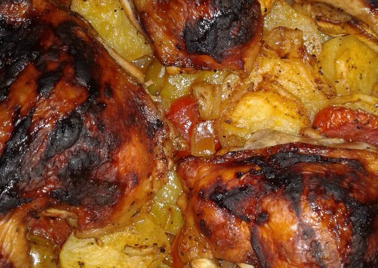 صينيه البطاطس بالفراخ