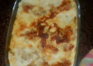 معكرونه الدجاج بالبشاميل