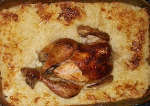 طاجن أرز معمر بالفراخ