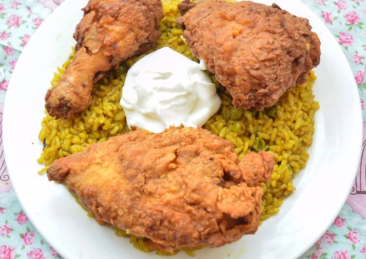 دجاج كنتاكي في البيت