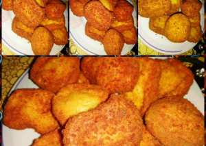 قطع الدجاج المقرمشة