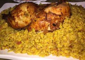 دجاج مشوي وبرغل😉😉