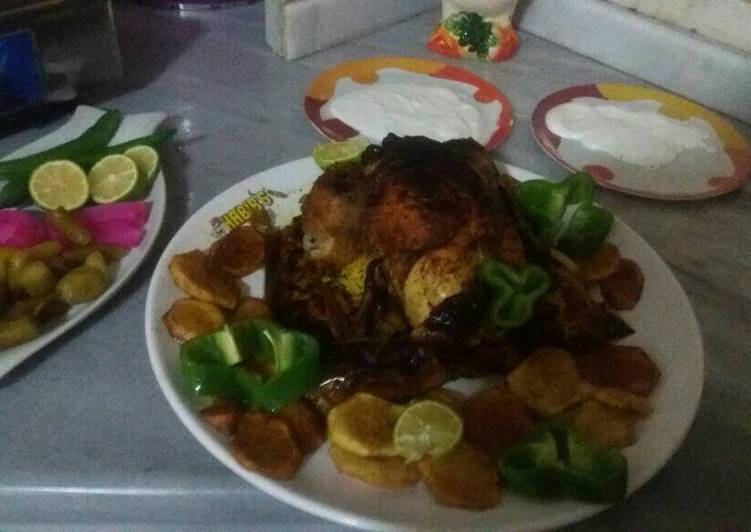 دجاجه محشيه