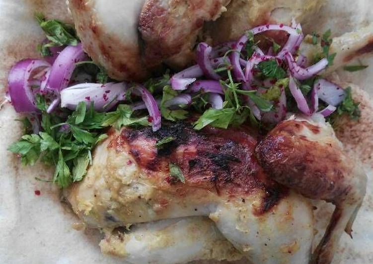 دجاج مشوي بنكهة تركية