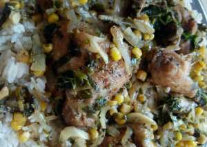 دجاج بالريحان والليمون