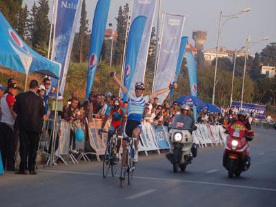 Le Grec Tamouridis Ioannis sur la plus haute marche                                    Circuit International d'Alger 2012