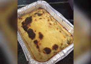 شاورما الدجاج بالصلصة البيضا