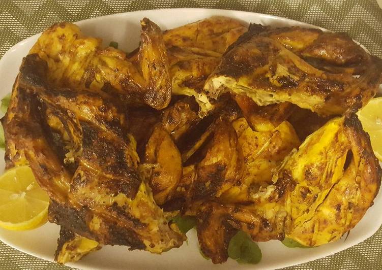 دجاج على الفحم