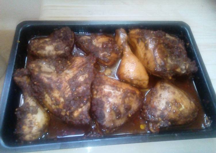 دجاج بخلطة الشوا العمانية