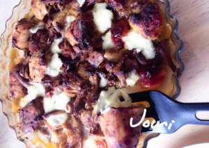 صدور دجاج وسلطه المشروم من غير زيت