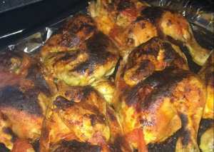 دجاج بالفرن مع الدقوس
