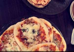 مناقيش بيتزا بالدجاج ومناقيش لبنه