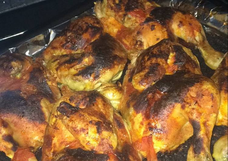 دجاج بالفرن مع الدقوس