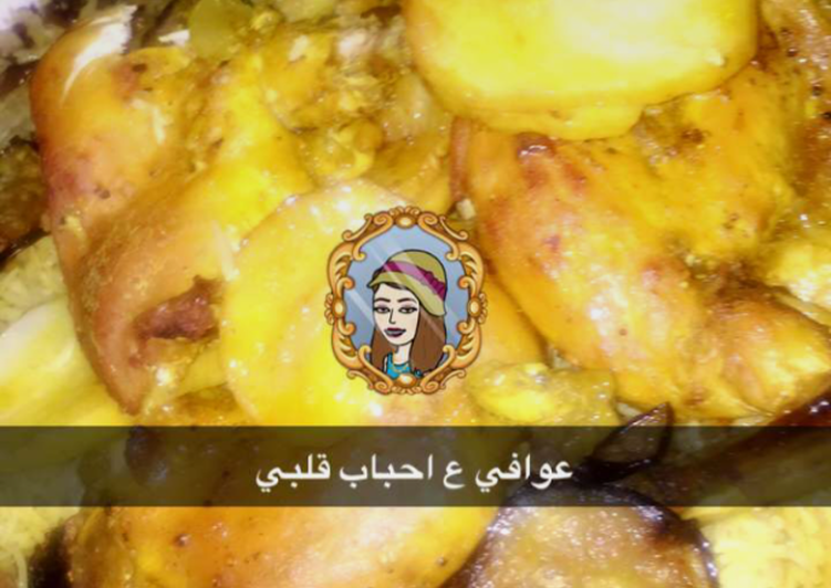 دجاج تسكيرة الجدر