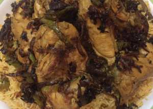 كبسة دجاج هندية لذيذه