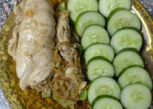 رول الدجاج بالخضار وصوص الليمون 😍